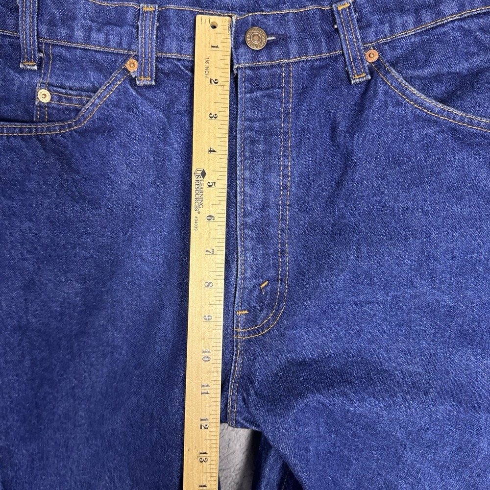 Levi's 20517-0217 Orange Tab Jeans Mens 36x27 Denim USA Made 1988 Talon - Picture 12 of 15